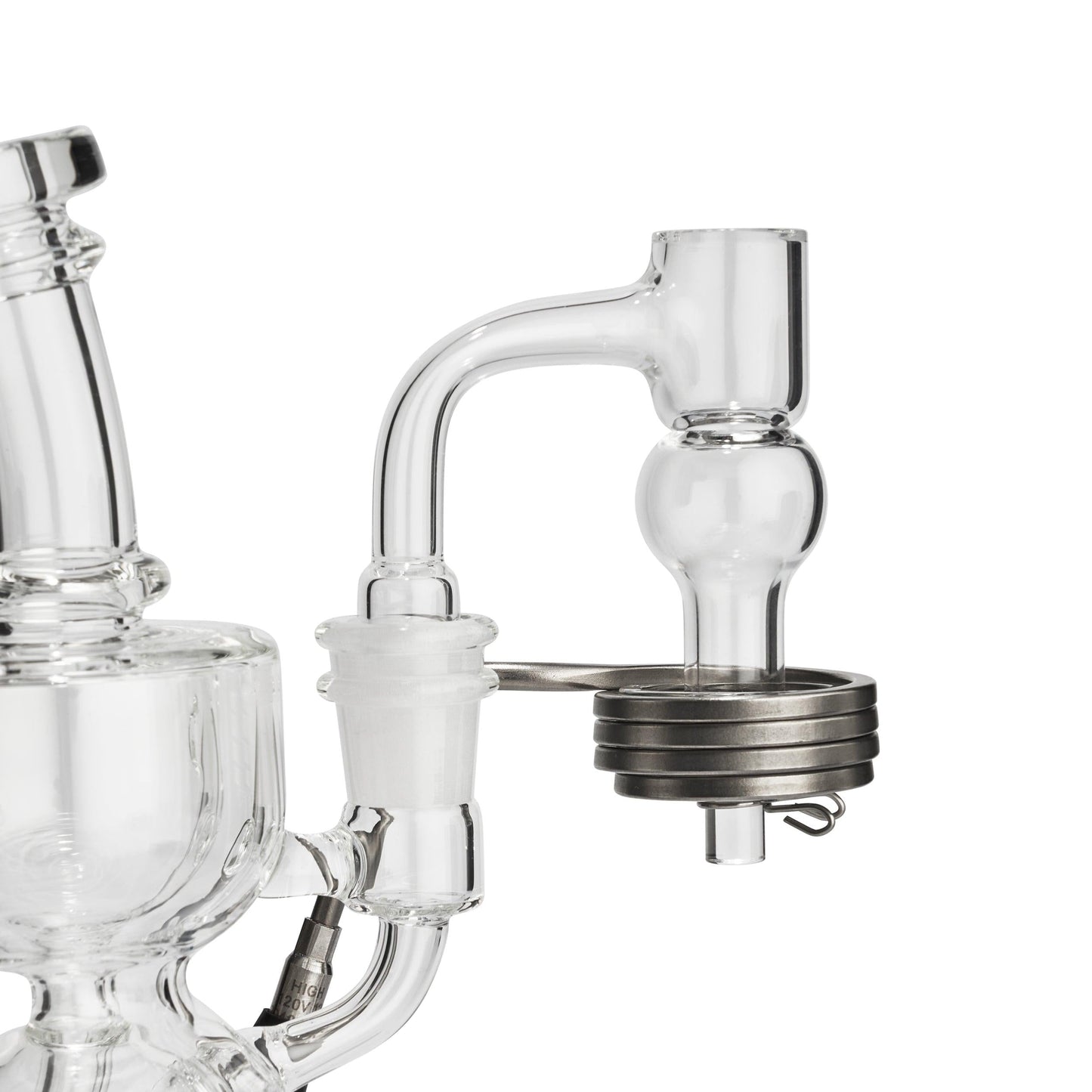 LCD E-Nail Quartz E-Banger & Rig Kit - High Five