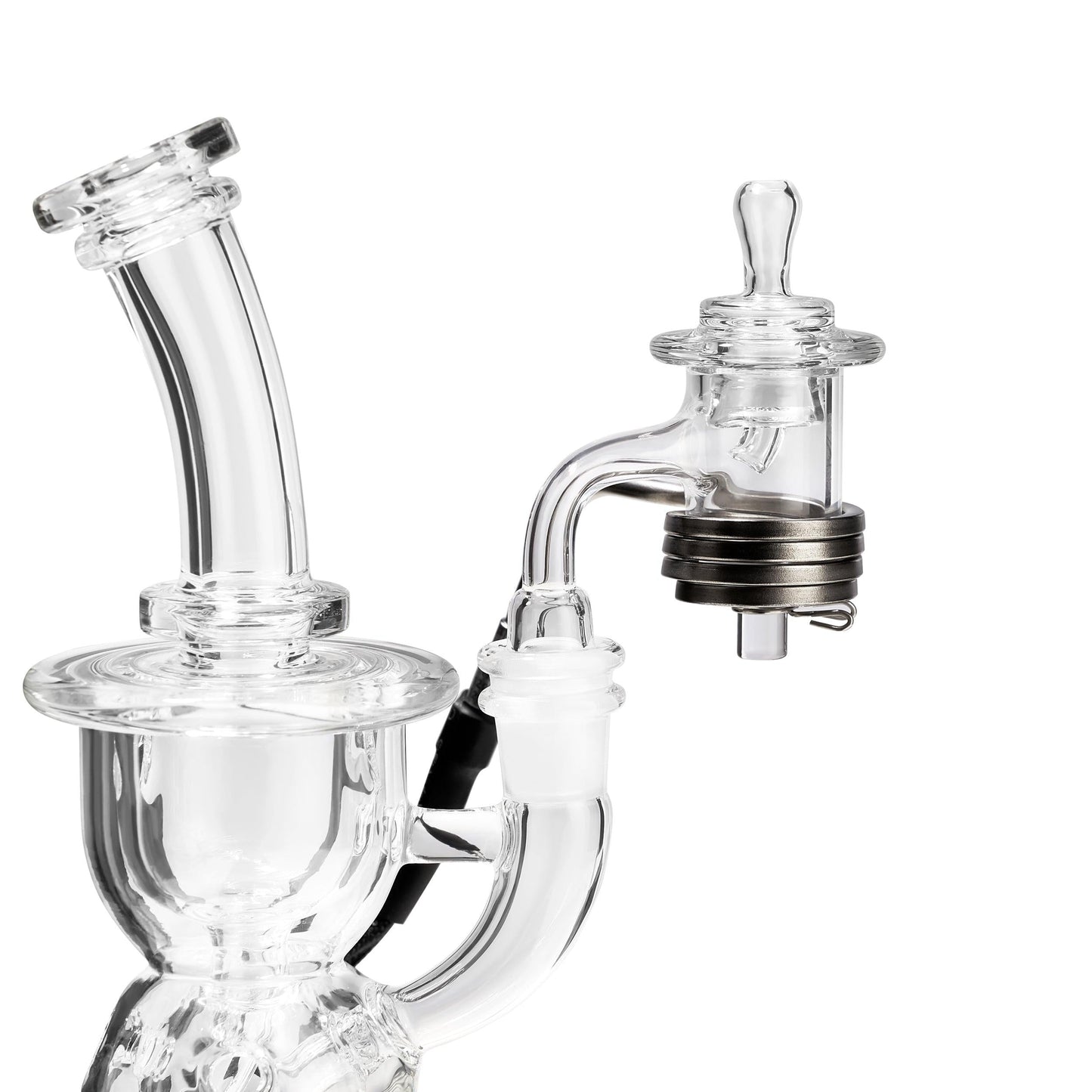 LCD E-Nail Quartz E-Banger & Rig Kit - High Five