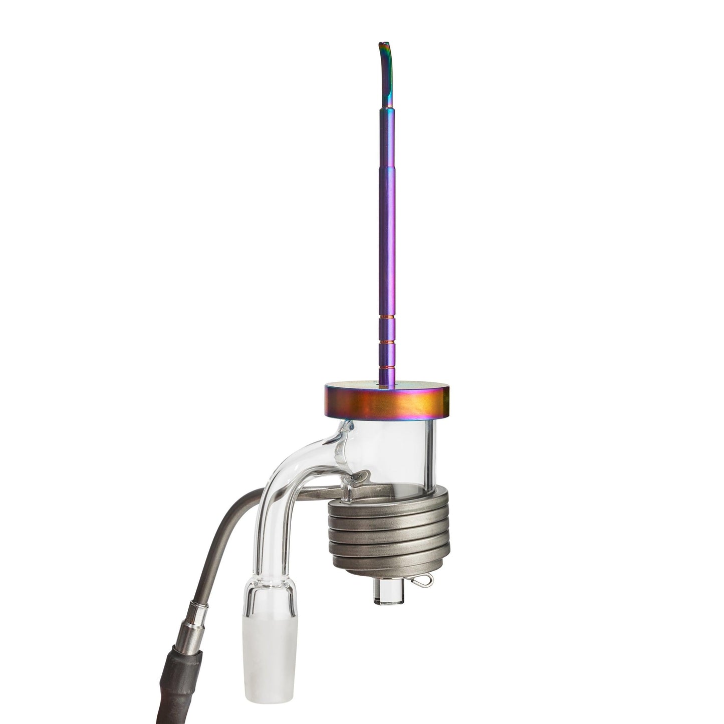 LCD E-Nail Quartz E-Banger & Rig Kit - High Five