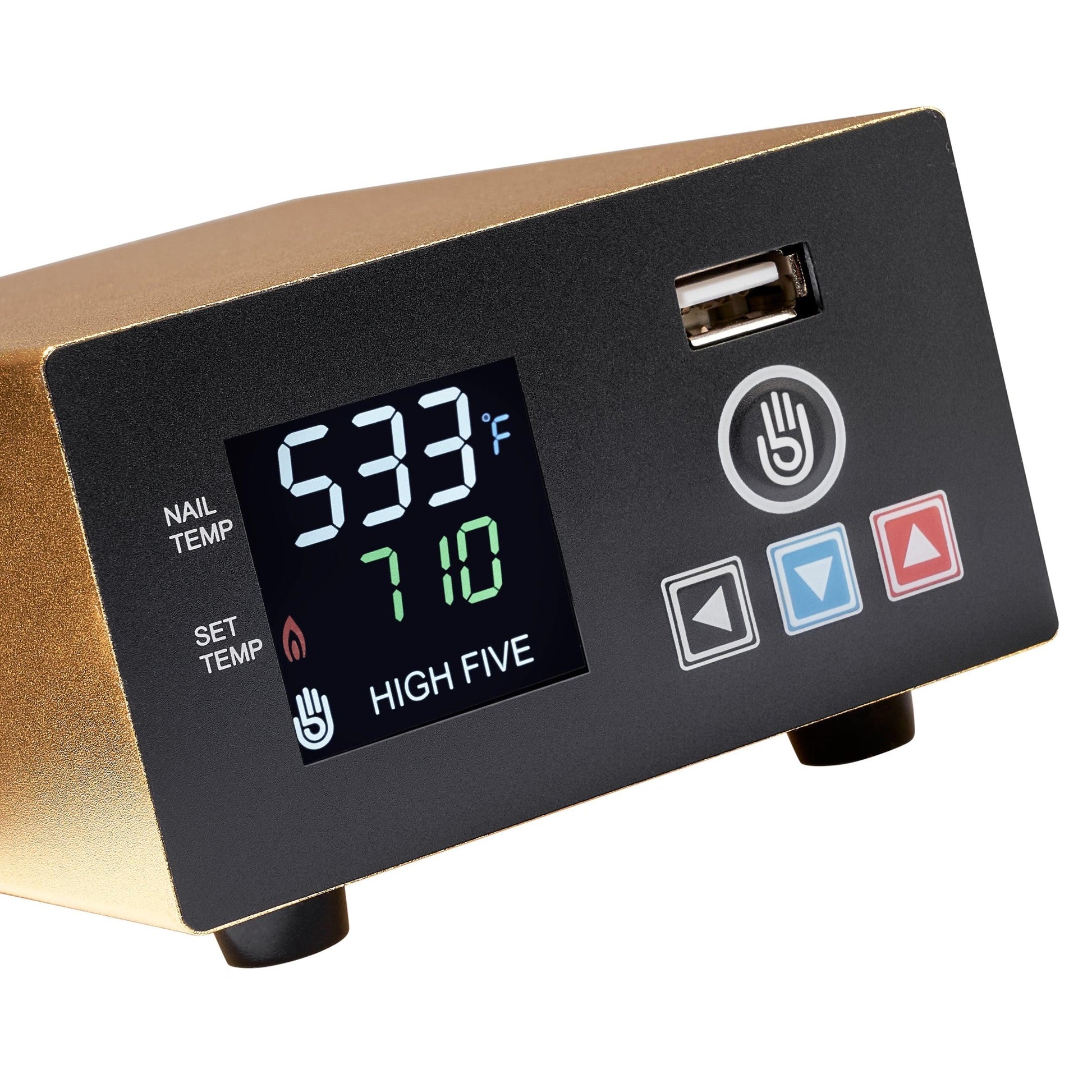High Five Vape Micro E-Nail Controller Only Gold
